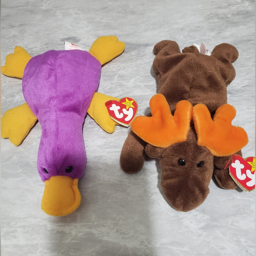 Ty Chocolate & Patti Beanie Babies!